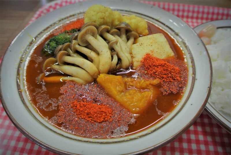 アジャンタインドカリ店の野菜スープカリー