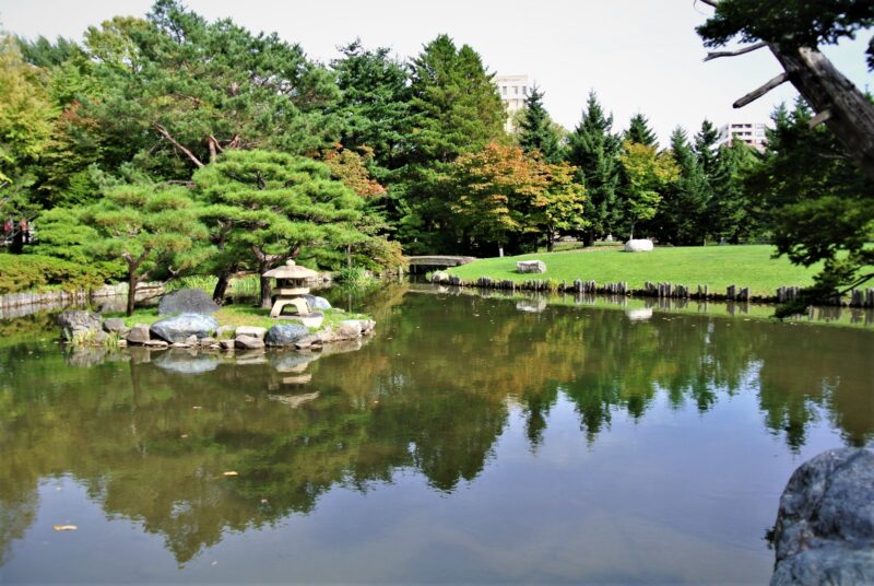 中島公園の日本庭園