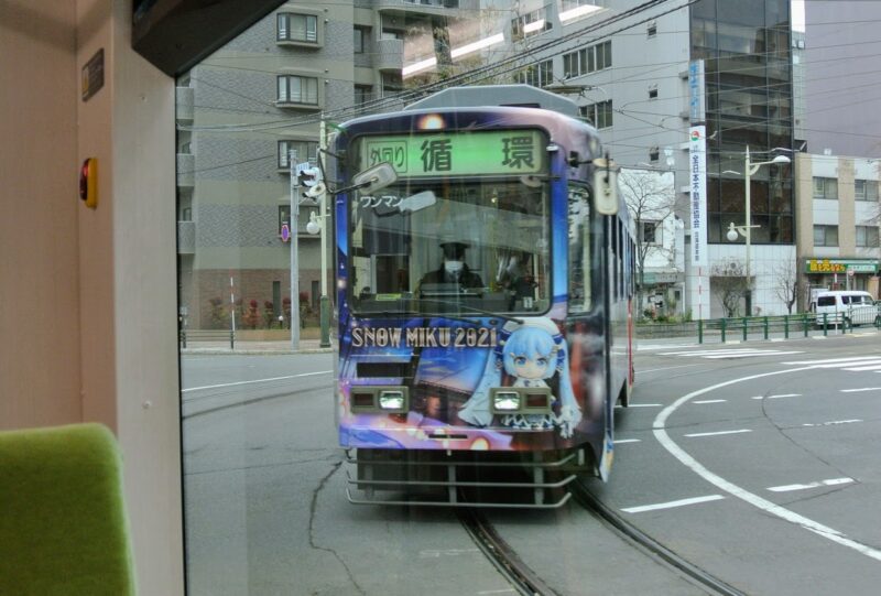 雪ミク電車2021