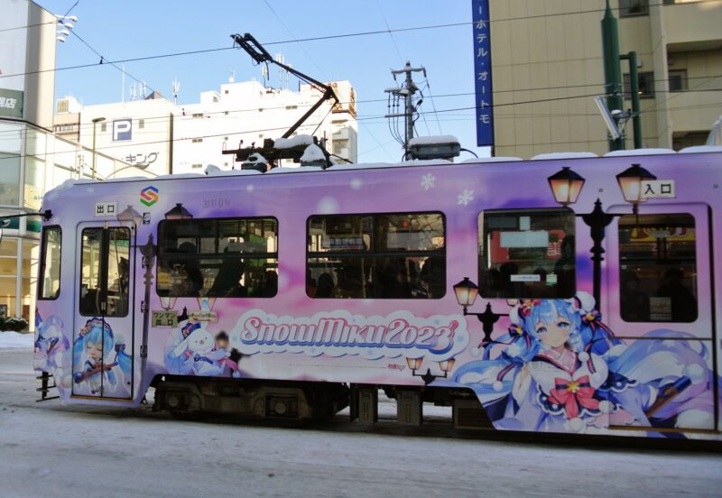 雪ミク電車2023