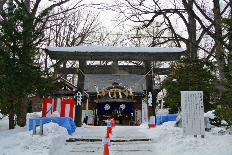 冬の相馬神社