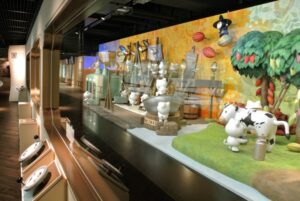 白い恋人パークのチョコトピアファクトリーの展示