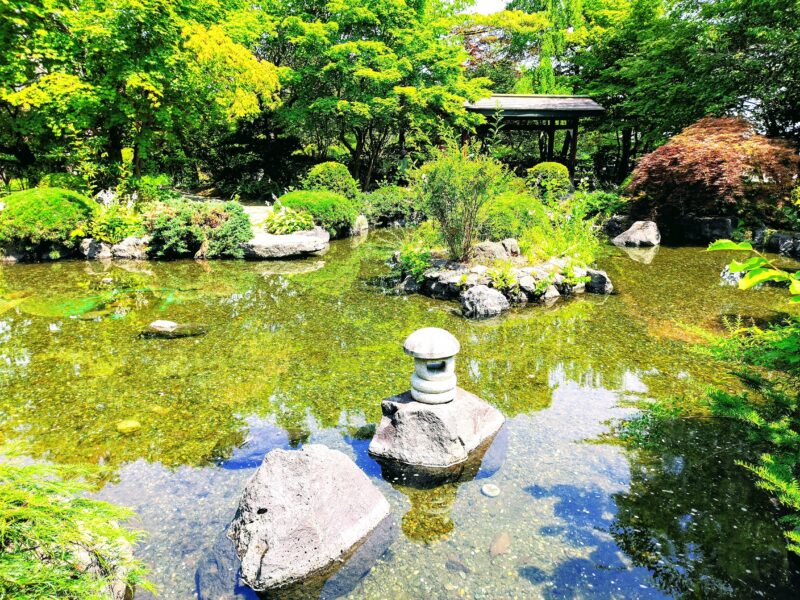 天神山緑地の日本庭園