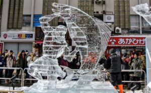 2023年さっぽろ雪まつりすすきの会場 コンクール出品作品④