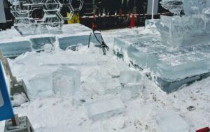 2023年さっぽろ雪まつりすすきの会場 コンテストの跡