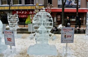 2023年さっぽろ雪まつりすすきの会場 キャラクター作品①