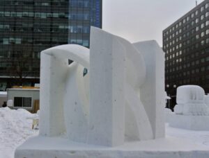 2023年さっぽろ雪まつり本郷新彫刻美術館の出展作品②