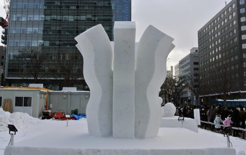 ２０２３年さっぽろ雪まつり本郷新彫刻美術館の出展作品③
