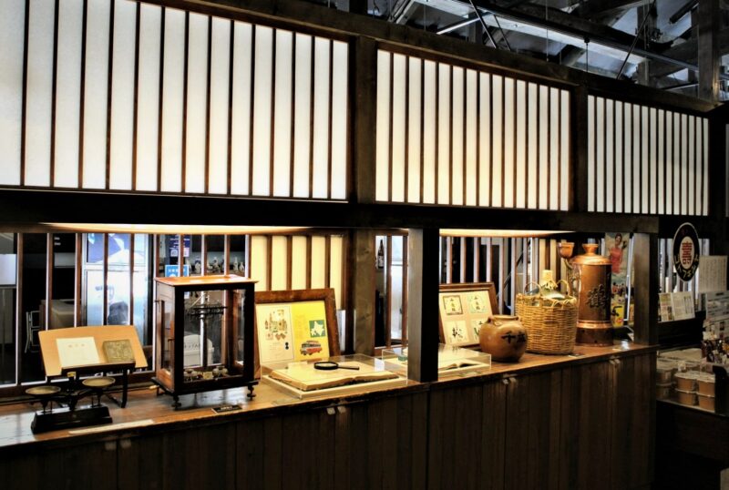 千歳鶴酒ミュージアムの展示