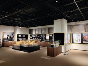 札幌市埋蔵文化財センターの展示室（遠景）