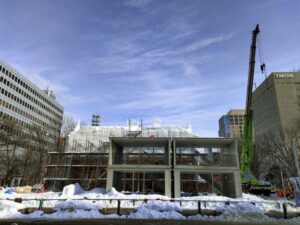 2023年さっぽろ雪まつり雪像解体現場③