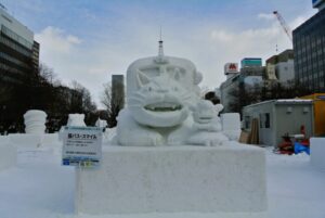 第73回さっぽろ雪まつりのネコバス