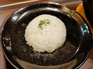 タイガーカレー赤れんがテラス店のライス