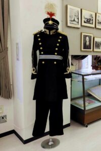 山鼻屯田記念会館資料室に展示の屯田兵大礼服