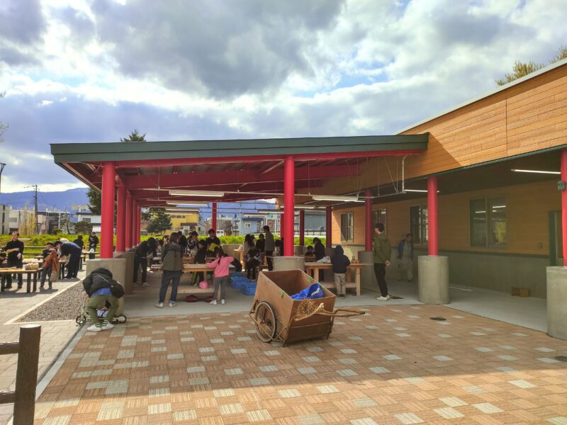 2025年にリニューアルした農試公園のトンカチ広場