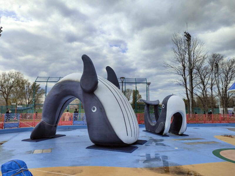 2025年にリニューアルした農試公園のちゃぷちゃぷ広場
