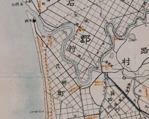 札幌支庁管下案内図（大正8年）の一部