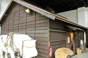 屯田郷土資料館に展示の屯田兵屋