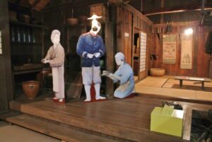 屯田郷土資料館に展示の屯田兵屋屋内