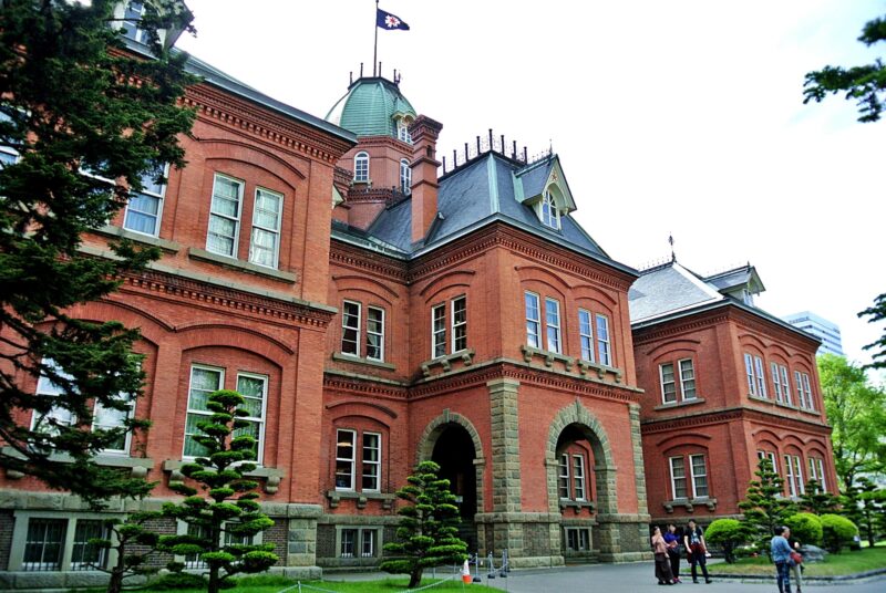 修復工事前の北海道庁旧本庁舎（赤れんが庁舎）