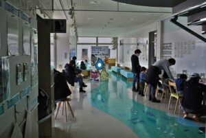 札幌市下水道科学館1階のキッズスペース