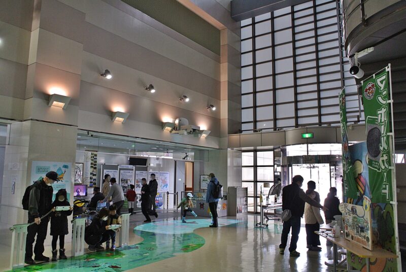 札幌市下水道科学館1階エントランス