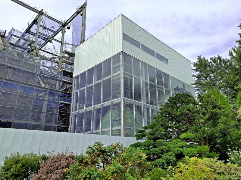 北海道庁旧本庁舎（赤れんが庁舎）の仮設見学施設の外観