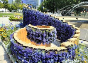 花フェスタ札幌2024　静内農業高校の作品