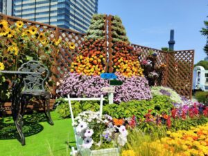 花フェスタ札幌2024　倶知安農業高校の作品