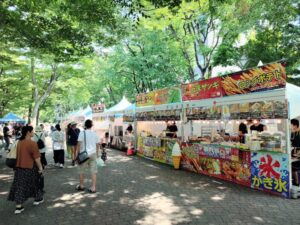 花フェスタ札幌2024　屋台