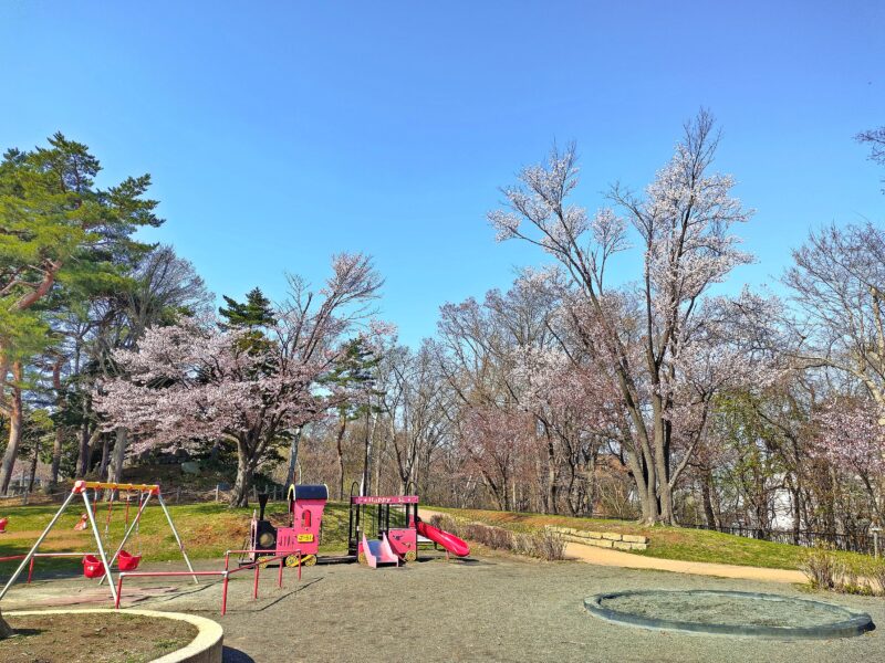 月寒公園のこどもひろばの様子