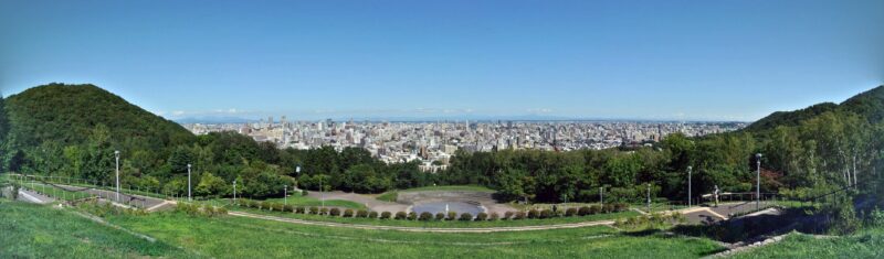 旭山記念公園の全景写真