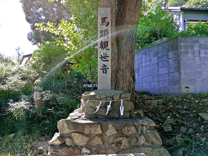 界川神社の馬頭観音碑