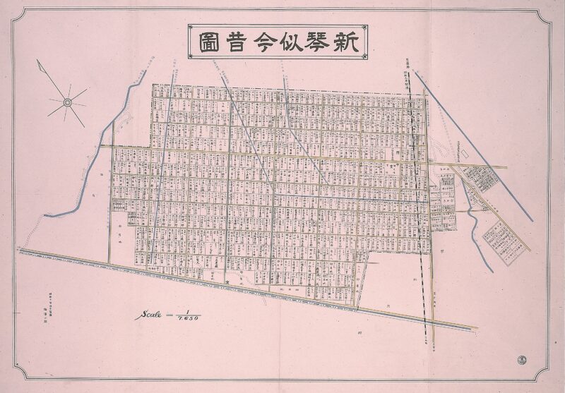 昭和初期の新琴似の地図