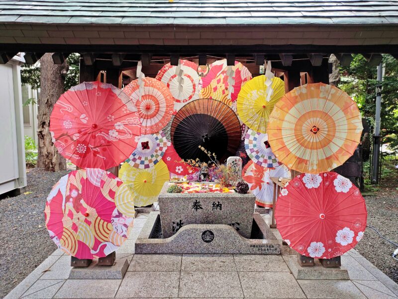 諏訪神社の手水舎