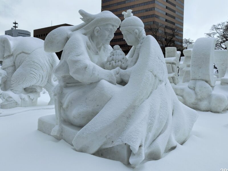 2025年さっぽろ雪まつり国際コンクール出展作品〜モンゴルの作品