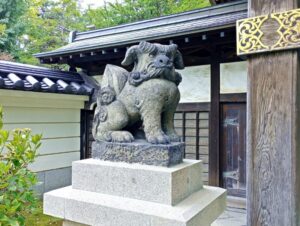 金龍山大覚寺の狛犬