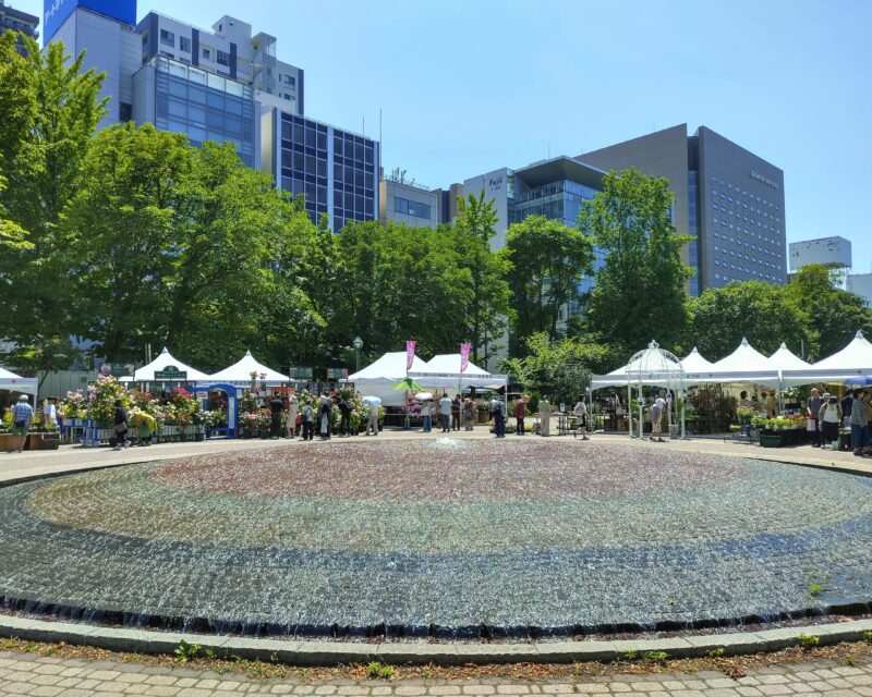 花フェスタ札幌2025の園芸市