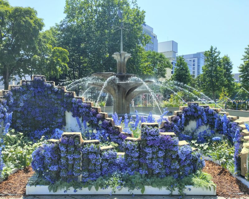 花フェスタ札幌2025静内農業高校の作品
