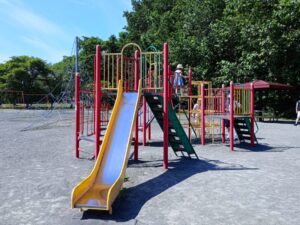 百合が原公園の遊具広場その１
