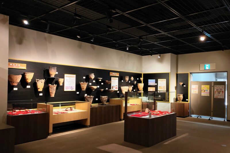札幌市埋蔵文化財センターの展示室の様子