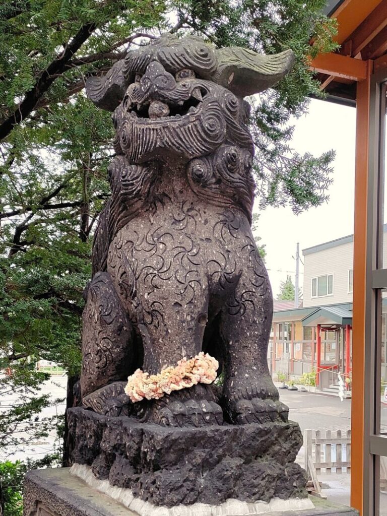 発寒神社の狛犬