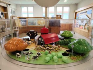 サツラクミルクの郷牛の館の展示