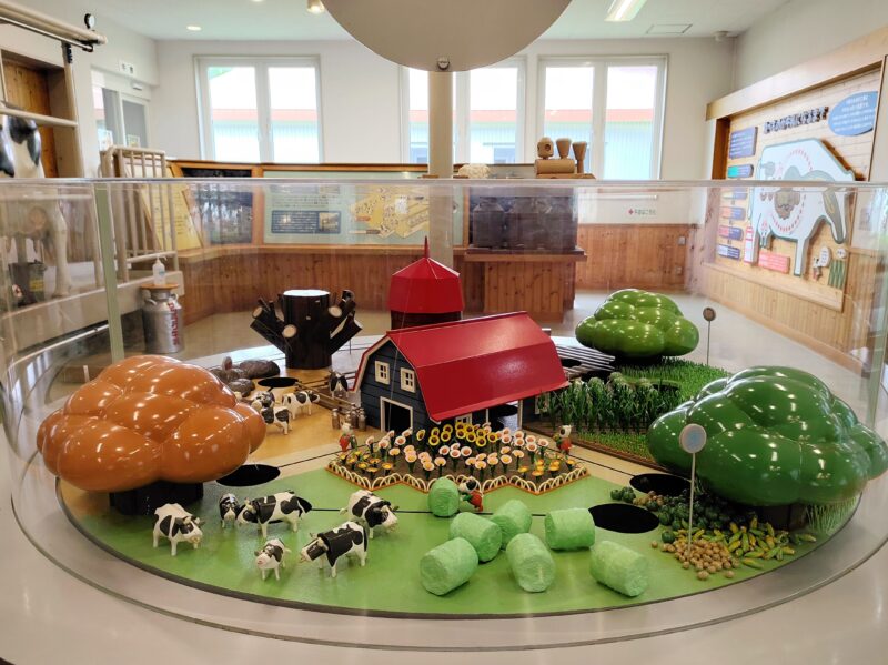 サツラクミルクの郷牛の館の展示