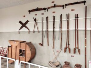 サツラクミルクの郷フリーストール牛舎の展示物