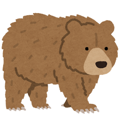 ヒグマのいらすと