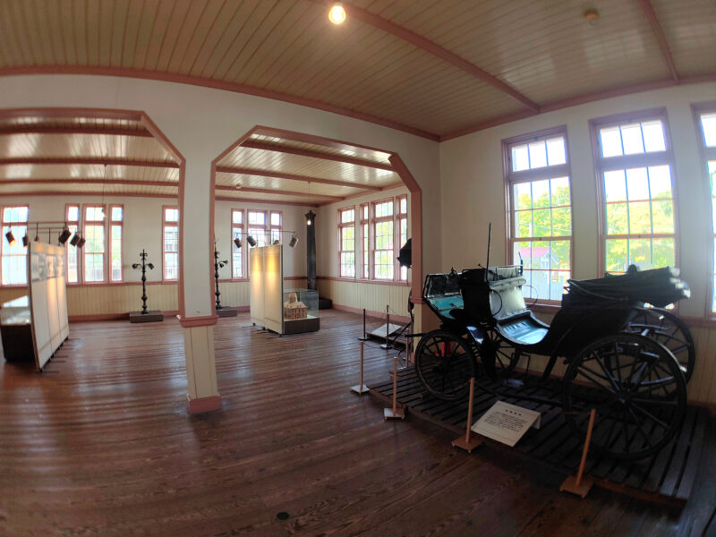 旧浦河支庁庁舎の館内