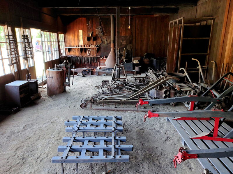 旧本庄鉄工場の作業場