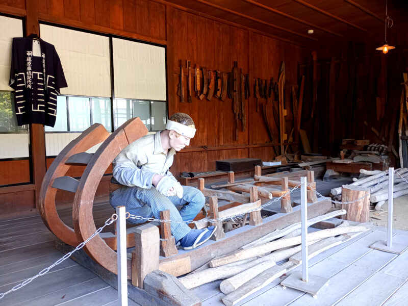 旧藤原車橇製作所の作業場