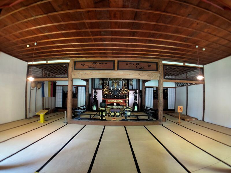 旧龍雲寺の本堂